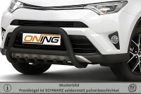 Frontbügel mit Unterbodenschutz für Toyota RAV 4 IV 2015-2018 SCHWARZ 70mm Gutachten