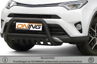 Frontbügel mit Unterfahrschutz für Toyota RAV 4 IV 2015-2018 SCHWARZ 70mm Gutachten
