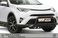 Frontbügel mit Unterfahrschutz für Toyota RAV 4 IV 2015-2018 SCHWARZ 70mm Gutachten