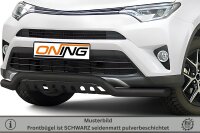 Frontbügel mit Unterfahrschutz für Toyota RAV 4 IV 2015-2018 SCHWARZ 70mm breit Gutachten