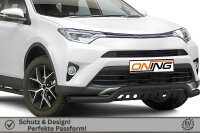 Frontbügel mit Unterfahrschutz für Toyota RAV 4 IV 2015-2018 SCHWARZ 70mm breit Gutachten