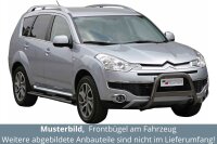 Frontbügel Edelstahl schwarz für Citroen C-Crosser 2008 - 63mm mit Gutachten