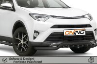 Frontbügel mit Unterbodenschutz für Toyota RAV 4 IV 2015-2018 SCHWARZ 70mm breit Gutachten