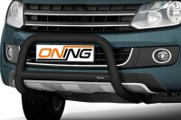 Frontbügel mit Querstreben für VW Amarok 2H 2010- SCHWARZ 70mm Frontschutzbügel Gutachten