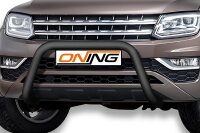 Frontbügel für VW Amarok 2H 2016- SCHWARZ 70mm Frontschutzbügel Gutachten