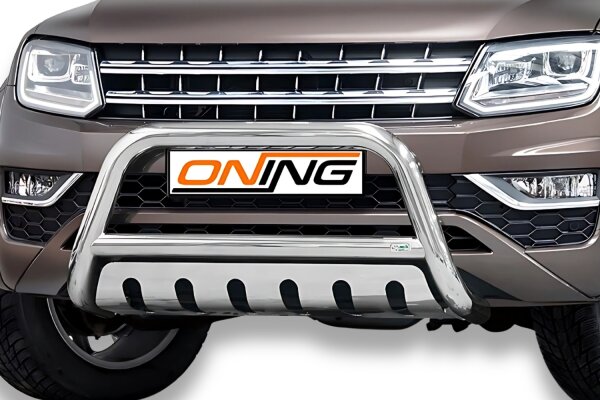 Frontbügel mit Unterfahrschutz für VW Amarok 2H 2016- 70mm Frontschutzbügel