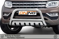 Frontbügel mit Unterfahrschutz für VW Amarok 2H 2016- 70mm Frontschutzbügel