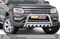 Frontbügel mit Unterfahrschutz für VW Amarok 2H 2016- 70mm Frontschutzbügel