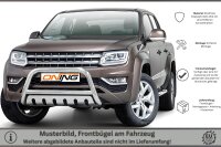 Frontbügel mit Unterfahrschutz für VW Amarok 2H 2016- 70mm Frontschutzbügel