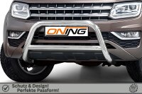 Frontbügel mit Querstreben für VW Amarok 2H 2016- 70mm Frontschutzbügel