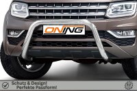 Frontbügel für VW Amarok 2H 2016- 70mm Frontschutzbügel Edelstahl Gutachten
