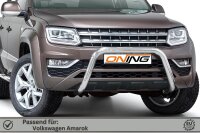 Frontbügel für VW Amarok 2H 2016- 70mm Frontschutzbügel Edelstahl Gutachten
