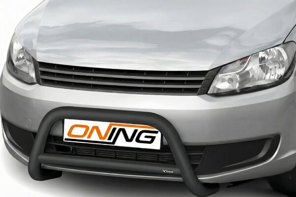 Frontbügel mit Querstreben für VW Caddy III Kombi 2011-2015 SCHWARZ 70mm Gutachten