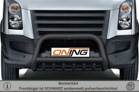 Frontbügel mit Unterbodenschutz für VW Crafter 2E 2006-2017 SCHWARZ 70mm Gutachten