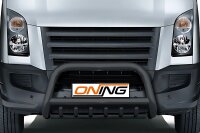 Frontbügel mit Unterbodenschutz für VW Crafter 2E 2006-2017 SCHWARZ 70mm Gutachten