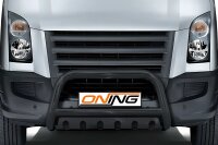 Frontbügel mit Unterfahrschutz für VW Crafter 2E 2006-2017 SCHWARZ 70mm Gutachten