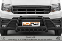 Frontbügel mit Unterbodenschutz für VW Crafter SY SZ 2016- SCHWARZ 70mm Gutachten