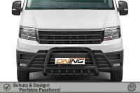 Frontbügel mit Unterbodenschutz für VW Crafter SY SZ 2016- SCHWARZ 70mm Gutachten