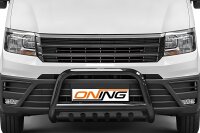 Frontbügel mit Unterfahrschutz für VW Crafter SY SZ 2016- SCHWARZ 70mm Gutachten Edelstahl