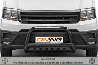 Frontbügel mit Unterfahrschutz für VW Crafter SY SZ 2016- SCHWARZ 70mm Gutachten Edelstahl