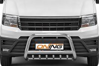 Frontbügel mit Unterbodenschutz für VW Crafter SY SZ 2016- 70mm Edelstahl Gutachten
