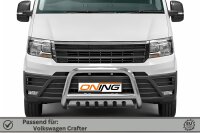 Frontbügel mit Unterfahrschutz für VW Crafter SY SZ 2016- 70mm Edelstahl Gutachten
