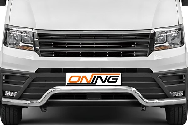 Frontbügel für VW Crafter 2016- 70mm breit Frontschutzbügel Gutachten Edelstahl