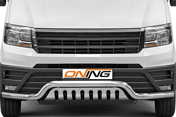 Frontbügel mit Unterfahrschutz für VW Crafter 2016- 70mm breit Gutachten
