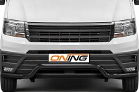 Frontbügel für VW Crafter 2016- SCHWARZ 70mm breit Frontschutzbügel Gutachten