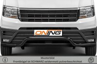 Frontbügel für VW Crafter 2016- SCHWARZ 70mm breit Frontschutzbügel Gutachten