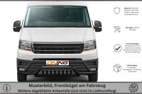 Frontbügel mit Unterfahrschutz für VW Crafter 2016- SCHWARZ 70mm breit Edelstahl