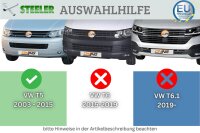 Frontbügel mit Unterbodenschutz für VW T5 2003-2015 SCHWARZ 70mm Gutachten