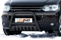Frontbügel mit Unterfahrschutz für VW T5 2003-2015 SCHWARZ 70mm Gutachten