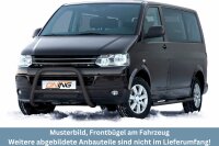 Frontbügel mit Querstreben für VW T5 2003-2015 SCHWARZ 70mm Gutachten