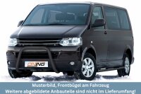 Frontbügel für VW T5 2003-2015 SCHWARZ 70mm Frontschutzbügel Gutachten