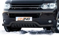 Frontbügel Unterfahrschutz für VW T5 2003-2015 SCHWARZ 70mm breit Gutachten