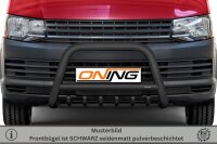 Frontbügel Unterbodenschutz für VW T6 2015-2019 SCHWARZ 70mm Gutachten