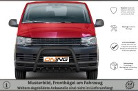 Frontbügel Unterbodenschutz für VW T6 2015-2019 SCHWARZ 70mm Gutachten