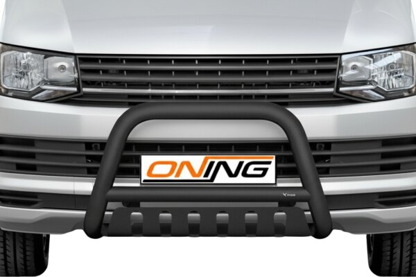 Frontbügel mit Unterfahrschutz für VW T6 2015-2019 SCHWARZ 70mm Gutachten