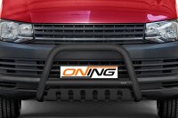 Frontbügel mit Unterfahrschutz für VW T6 2015-2019 SCHWARZ 70mm Gutachten