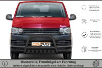 Frontbügel mit Unterfahrschutz für VW T6 2015-2019 SCHWARZ 70mm Gutachten
