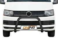 Frontbügel für VW T6 2015-2019 SCHWARZ 70mm...