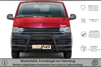 Frontbügel für VW T6 2015-2019 SCHWARZ 70mm Edelstahl Gutachten