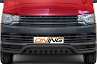 Frontbügel Unterfahrschutz für VW T6 2015-2019 SCHWARZ 70mm breit Gutachten