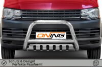 Frontbügel mit Unterfahrschutz für VW T6 2015-2019 Ø70mm Gutachten