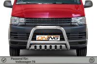 Frontbügel mit Unterfahrschutz für VW T6 2015-2019 Ø70mm Gutachten