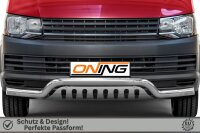 Frontbügel mit Unterfahrschutz für VW T6 2015-2019 70mm breit Gutachten