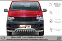 Frontbügel mit Unterfahrschutz für VW T6 2015-2019 70mm breit Gutachten