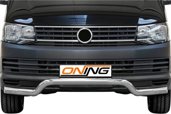 Frontbügel Edelstahl für VW T6 2015-2019 Ø70mm breit Gutachten
