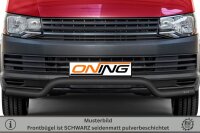 Frontbügel Edelstahl für VW T6 2015-2019 SCHWARZ 70mm breit Edelstahl Gutachten